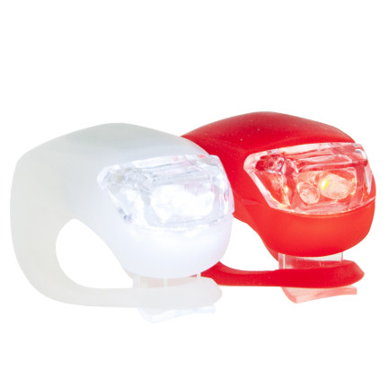 ZW39 LED FAHRRADLAMPE VORNE HINTEN 2 STÜCK