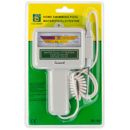 ZW75 SCHWIMMBAD PH WASSER TESTER CHLOR LEVEL TESTER GENAU MIT BATTERIEN