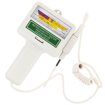 ZW75 SCHWIMMBAD PH WASSER TESTER CHLOR LEVEL TESTER GENAU MIT BATTERIEN