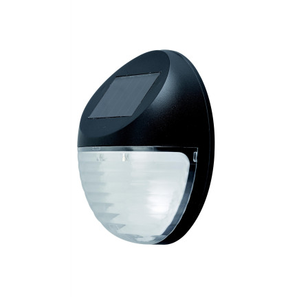 SOL0694 SOLAR-GARTENLAMPE SCHWARZES PLASTIK 11,3 x 11,3 x 4,5 CM