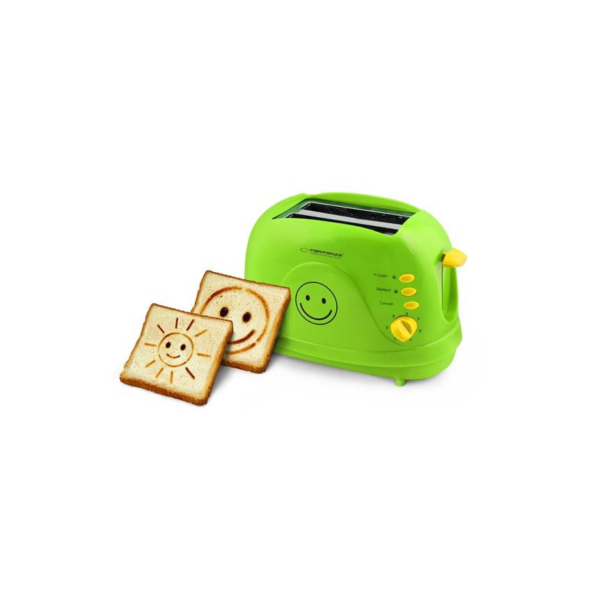 ES144Z TOASTER TOAST SANDWICH MAKER 750W FÜR KINDER SMILEY