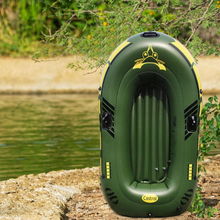 TG77792 BOOT SCHWIMMEN PONTON 1 PERSON PUMPE PADDELT ANGELN FÜR DIE FISCHEREI