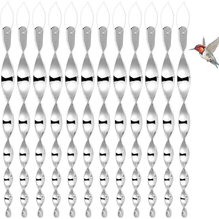 TG71385 VOGELABSCHRECKUNG TAUBEN STARE SPATZEN TWISTER SPINNING 12PCS