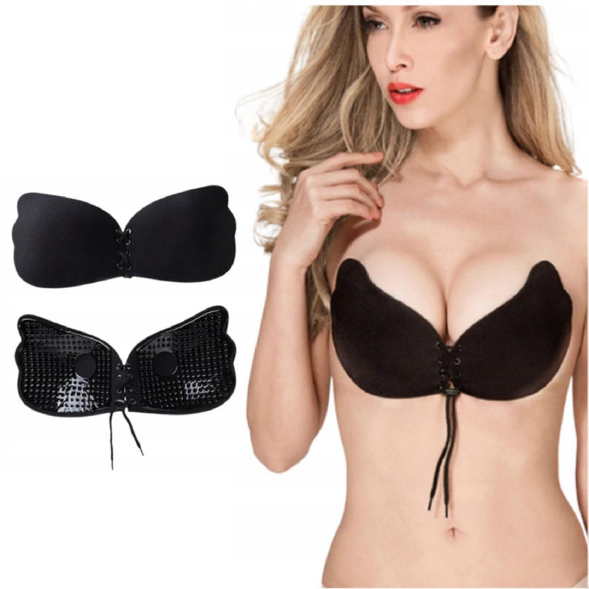 TG55972-B SELBSTTRAGENDER BH B PUSH-UP-BH RÜCKENFREI