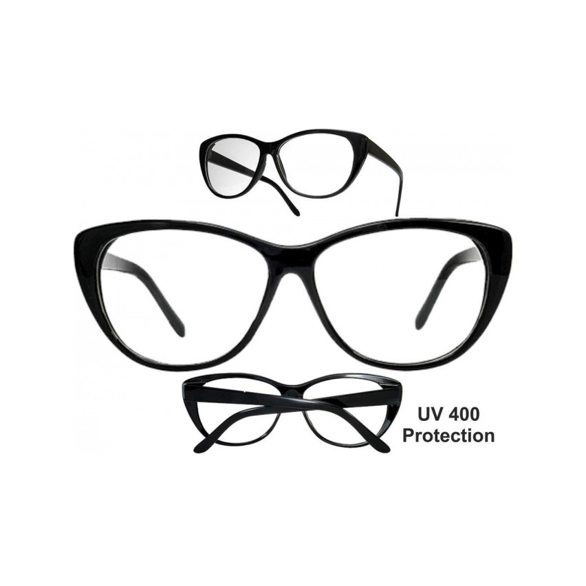 SS66 CAT-EYE-BRILLE SCHWARZ