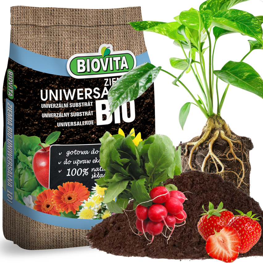 BIO15 BIO-UNIVERSALERDE FÜR BLUMEN PFLANZEN 10L MIT DÜNGER