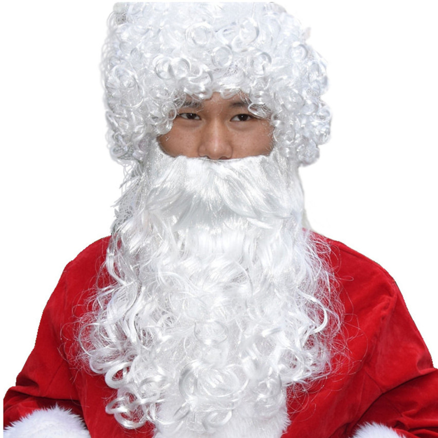 TG51204 SANTOVY VOUSY PRO SANTŮV KOSTÝM SANTA CLAUSŮV KOSTÝM V PŘEVLEKU