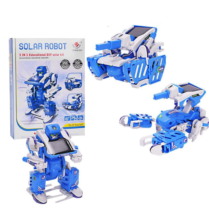 HH32 SOLÁRNÍ ROBOT 3v1 SOLÁRNÍ VZDĚLÁVACÍ KREATIVNÍ Nádrž