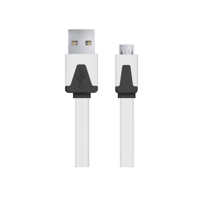 EB182W ESPERANZA MICRO USB 2.0 A-B M/M KABEL 1,8 M PLOCHÝ BÍLÝ