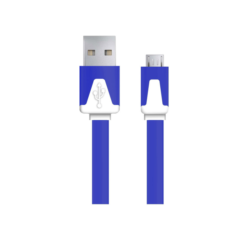 EB183DB ESPERANZA MICRO USB 2.0 A-B M/M 1,0M PLOCHÝ TMAVĚ MODRÝ KABEL