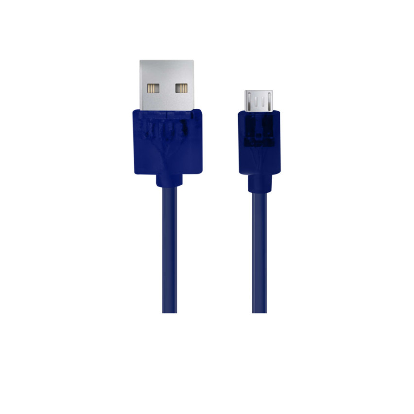 EB184DB ESPERANZA MICRO USB 2.0 KABEL A-B M/M 1,0M TMAVĚ MODRÝ TRANSPARENTNÍ