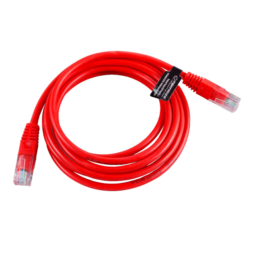 EB274R UTP CAT 5E PATCHCORD 2M ČERVENÝ