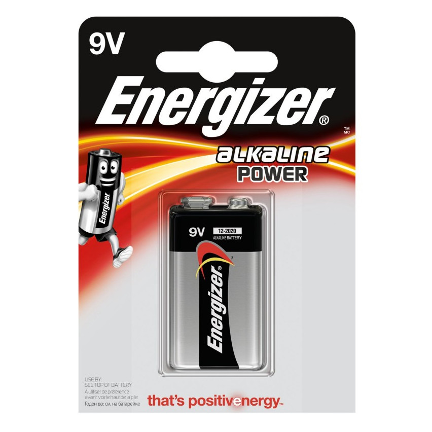 EN5 9V ALKALICKÁ BATERIE ENERGIZER ULTRA+ 6F22 6LR61