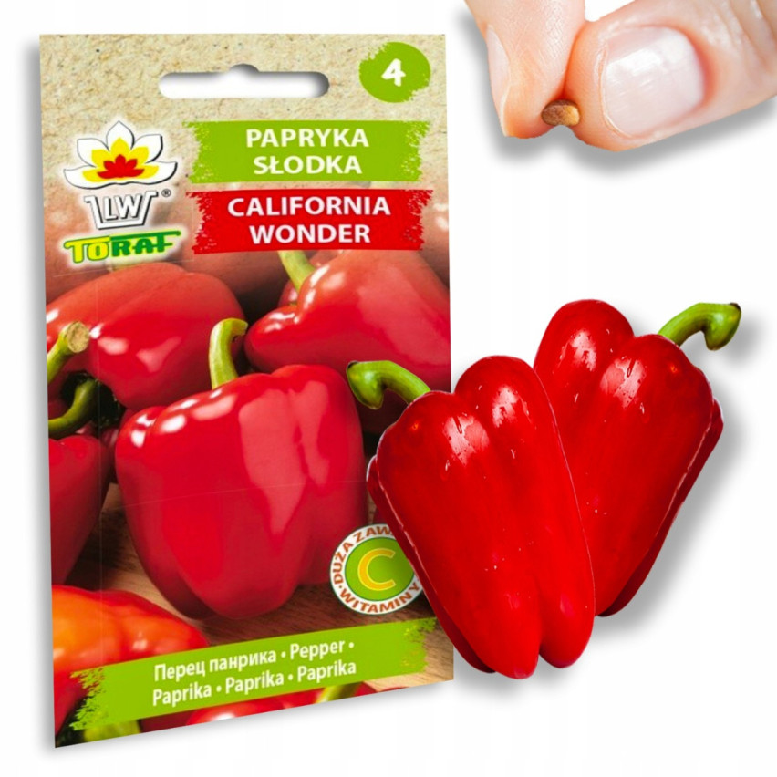 W1135 CALIFORNIA WONDER ČERVENÁ SLADKÁ SALÁTOVÁ PAPRIKA 0,5G