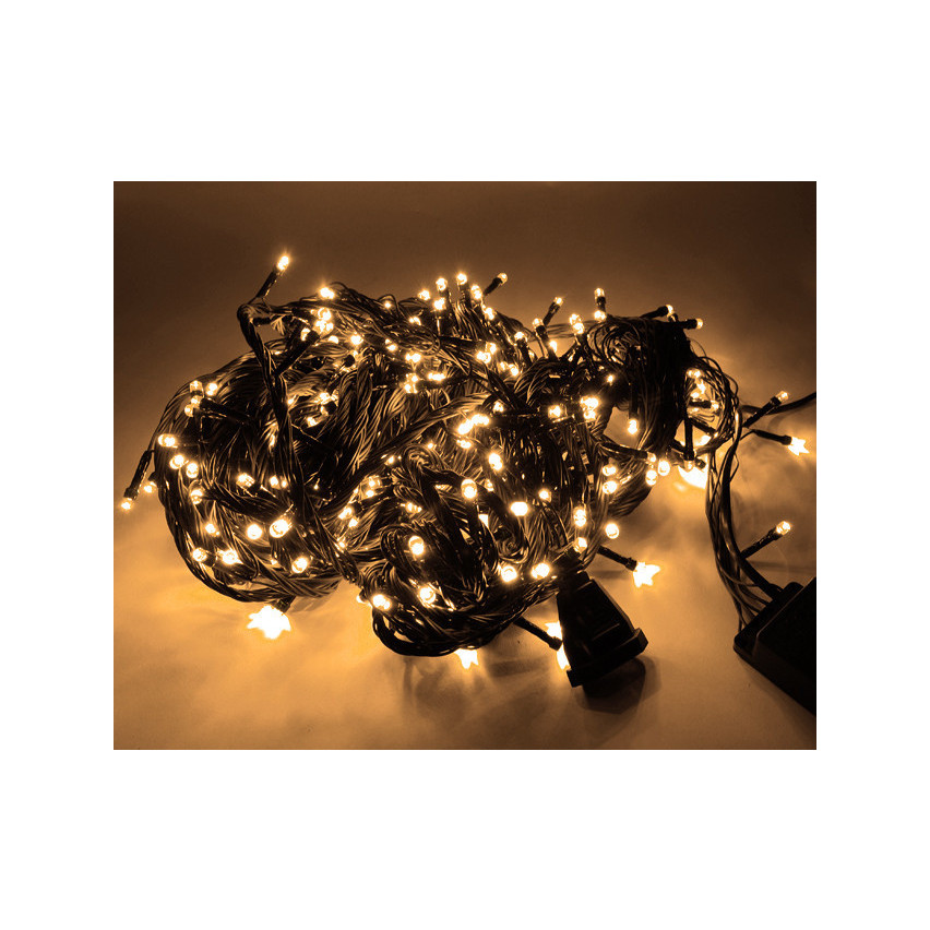 SW16 Weihnachtsbaumbeleuchtung 500 LED weiß warmweiß DICKES KABEL 