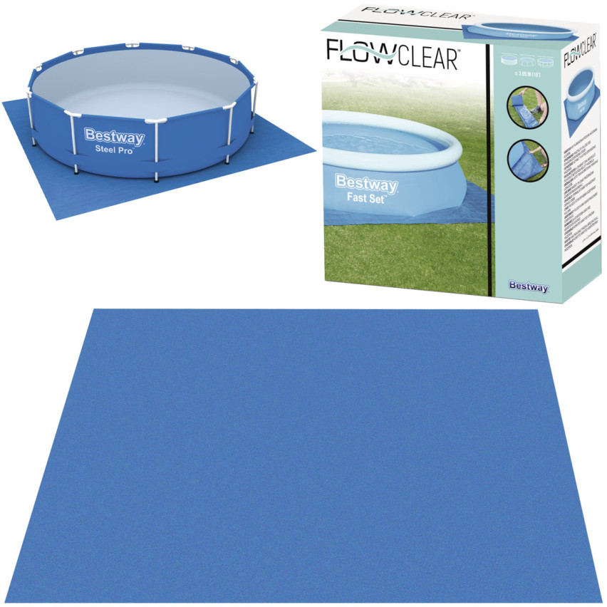 58001 Poolmatte 335x335 Gestell oder Strebe Pool BESTWAY