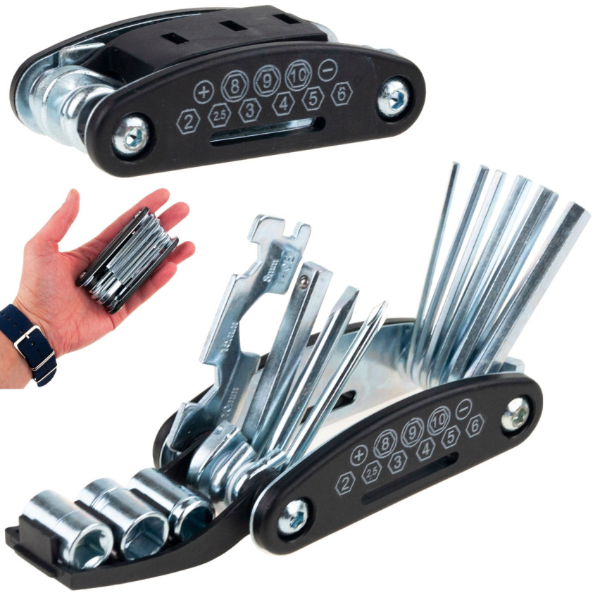 NN19 BIKE TOOLS MULTITOOL 16W1 sada klíčů Sada klíčů na kola