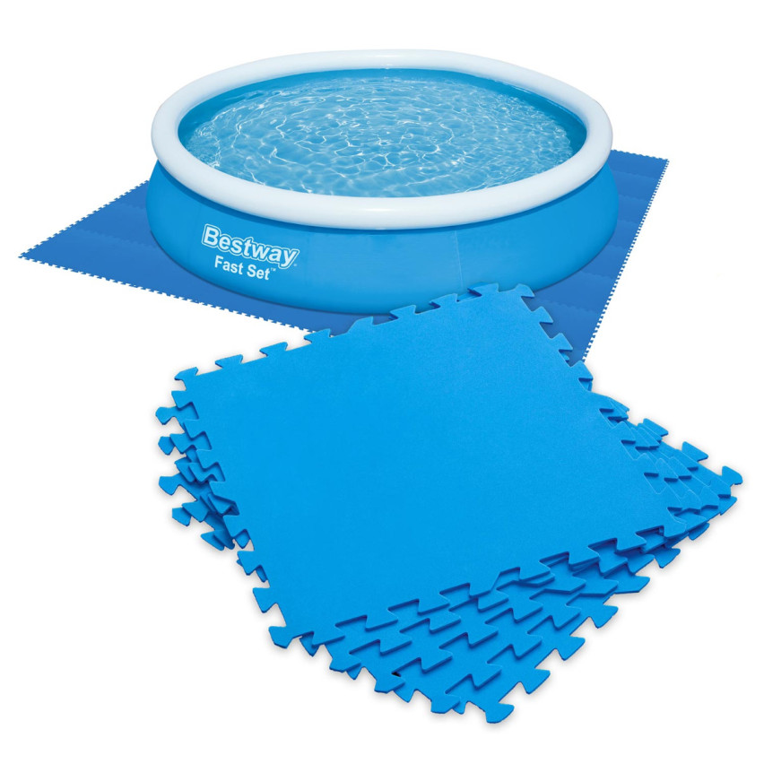 58220 Schaumstoff-Poolmatte 9pcs Puzzleplatten BESTWAY