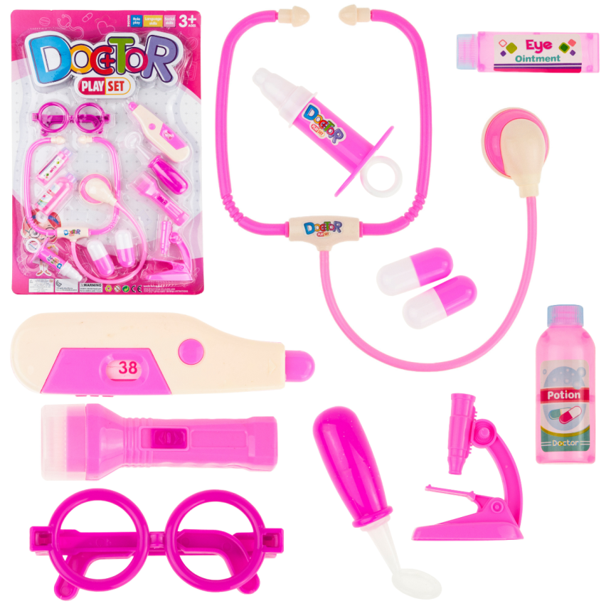 TG59988 GROSSE ARZT-KIT KLEINE ARZT FORSCHUNG ROSA