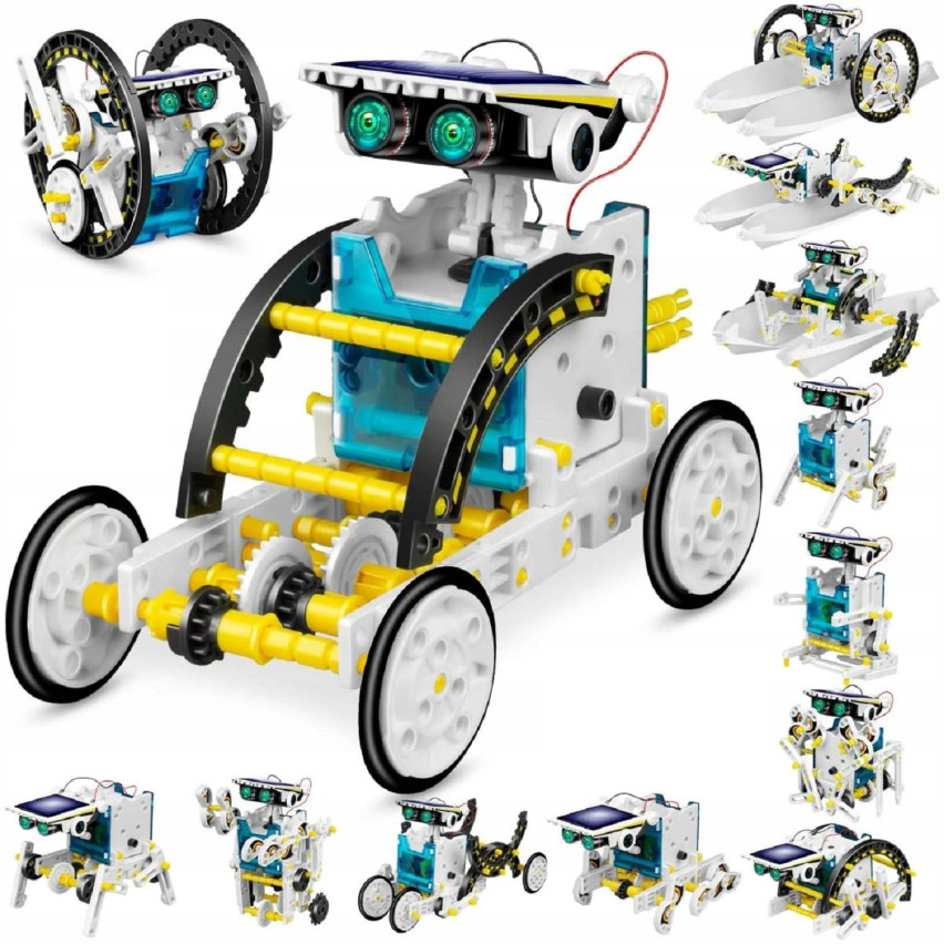 TG60702 SOLAR ROBOT 13in1 SOLAR ROBOTS CREATIVE EDUCATIONAL KIT