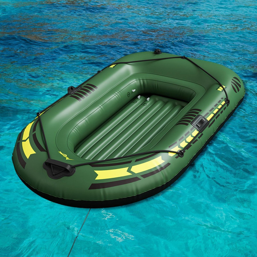 TG77792 BOOT SCHWIMMEN PONTON 1 PERSON PUMPE PADDELT ANGELN FÜR DIE FISCHEREI