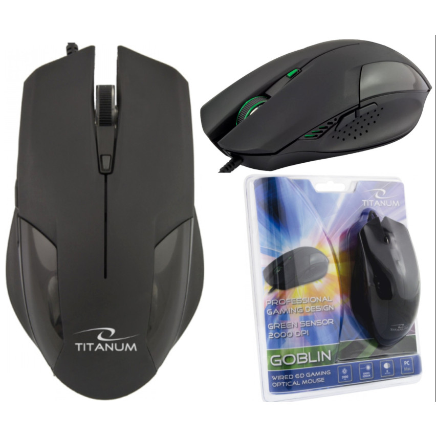 TM106 GAMING KABELGEBUNDENE MAUS 6D USB GOBLIN TITANUM ESPERANZA 6 TASTEN