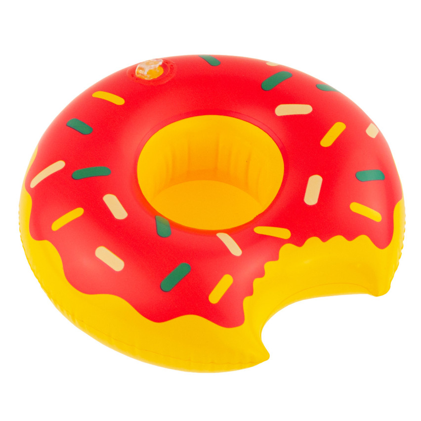 TG48118R BECHERHALTER DONUT ROSA DONUT SCHWIMMEND