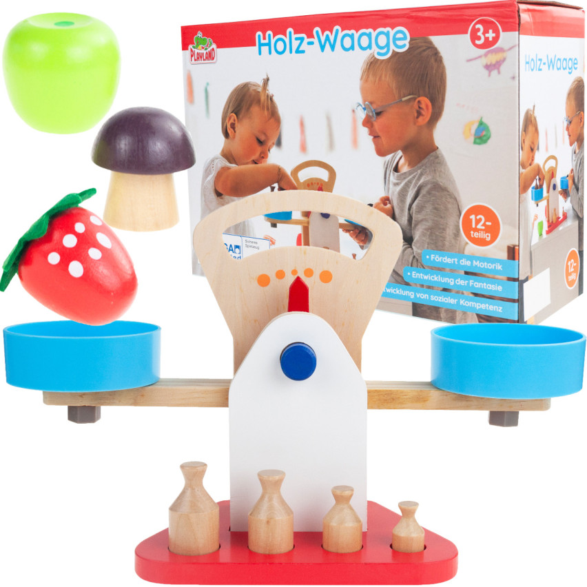 TG50060 Spielzeug-Holzwaage für Kinderspielzeugstände