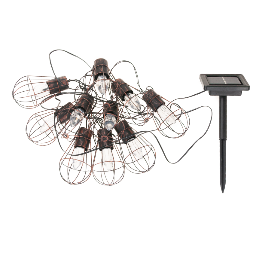 TG60432 SOLÁRNÍ SVĚTLA 10LED LOFT WIRE GARDEN CLIMATE