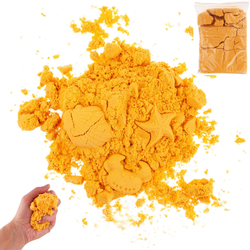 TG60132-5 KINETISCHER SAND MAGIC 1KG SANDCOLINE FARBEN ORANGE TANGERINE