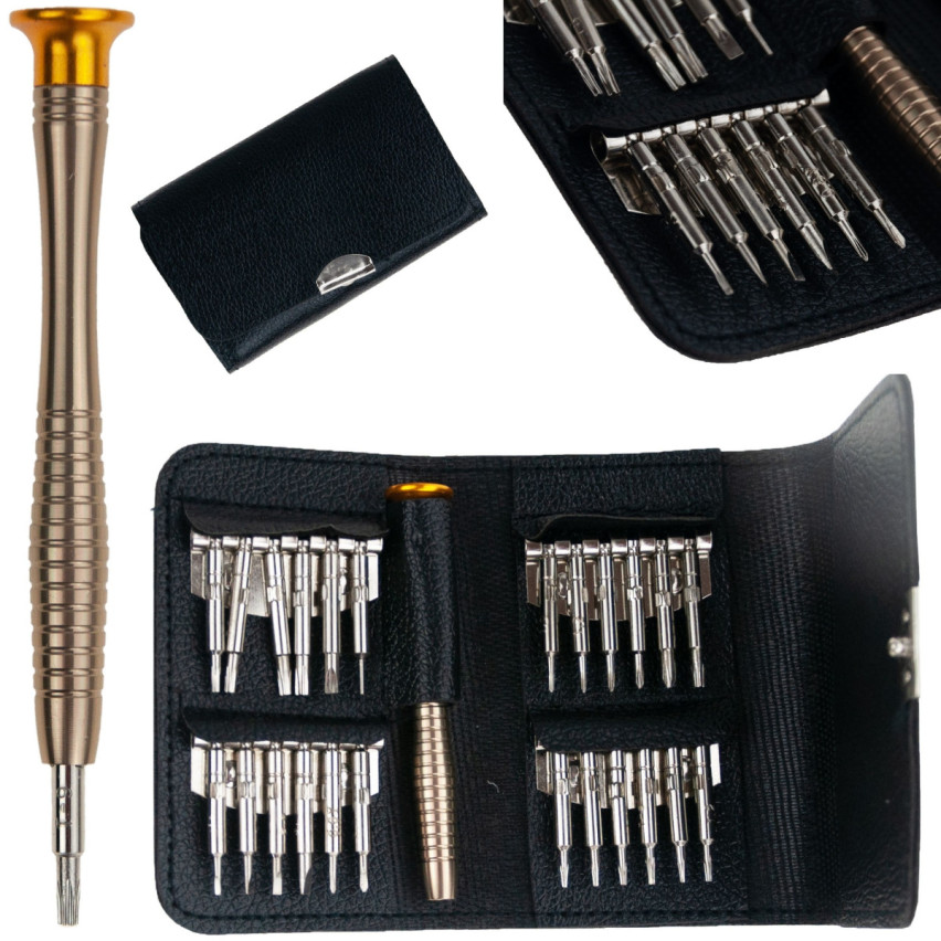 TG60646 MULTIFUNKČNÍ NÁSTROJE PŘESNÝ PŘEPÍNAČ 25v1 TORX IMBUS KŘÍŽOVÉ BITY + kufřík