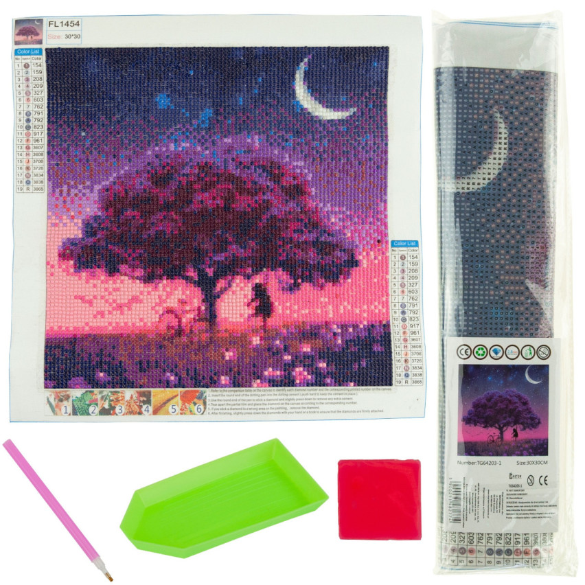 TG64203-1 DIAMOND EMBROider Diamond Painting Diamond Mosaic Tree Set 5D