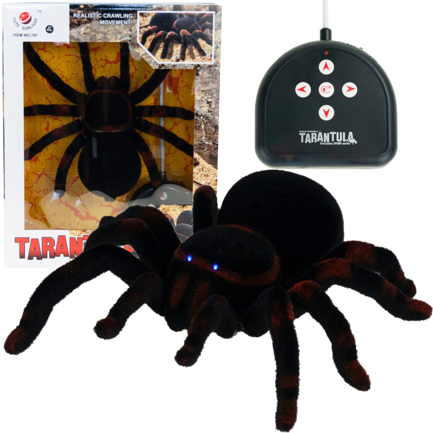 TG64210 OBŘÍ PAVOUK NA DÁLKOVÉ OVLÁDÁNÍ TARANTULE S DÁLKOVÝM OVLÁDÁNÍM PAVOUK STRAŠIDELNÝ CHLUPATÝ