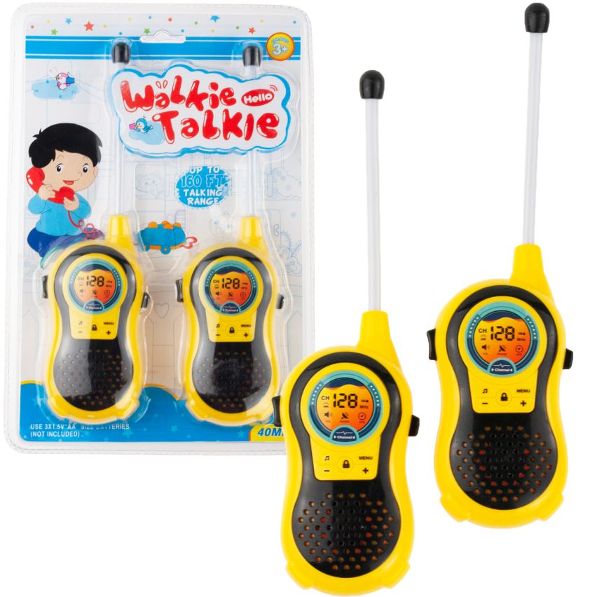 TG71168 VYSÍLAČKA WALKIE TALKIE SADA 2KS. PRO DĚTI DOSAH 50 M PŘIPOJENÍ