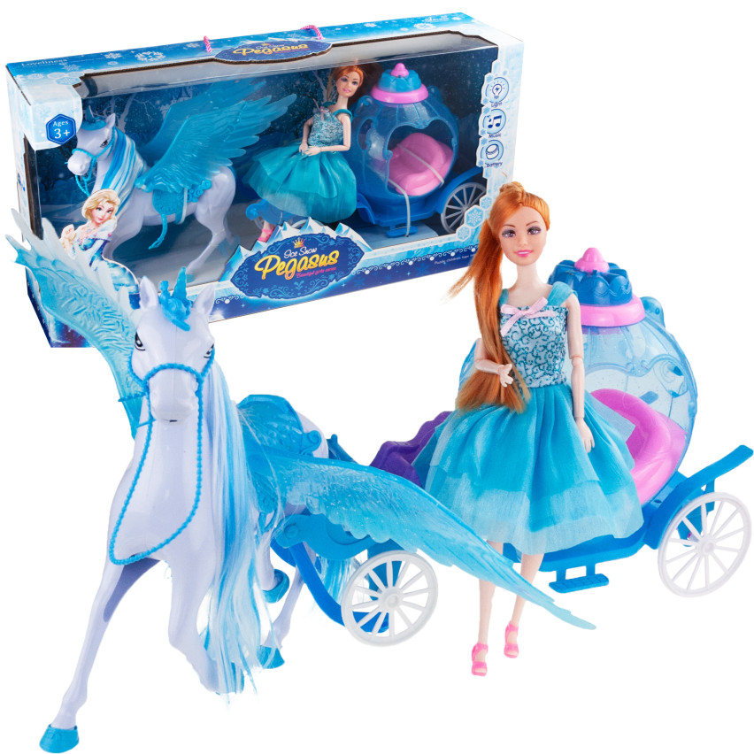 TG77482 PUPPENWAGEN MIT PEHAZ EINHORN UND PUPPENWAGEN EISLAND