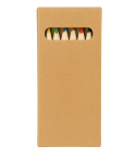 TG81341 BLEISTIFT BUNTSTIFTE 6PCS WERBEGESCHENKE KOSTENLOSER AUFDRUCK