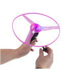 TG77580 FLIEGENDE SCHEIBE LAUNCHER PROPELLER LEUCHTET RGB GROSS