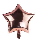 TG66234-3 FOLIENBALLON STERN ROSA GEBURTSTAG STERN FÜR HELIUM