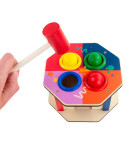 TG67016 MONTESSORI HAMMER SPIEL HOLZHAMMER + HAMMERSCHLAG BUNT