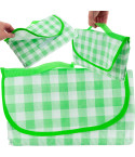 TG71411-2 GROSSE PICKNICK-REISESTRANDDECKE WASSERDICHTE MATTE GRÜN