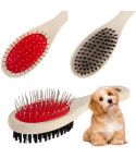 TM-00428 DOG CAT DUAL-SIDED BRUSH zum Kämmen der Haare