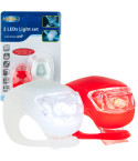 ZW39 LED FAHRRADLAMPE VORNE HINTEN 2 STÜCK